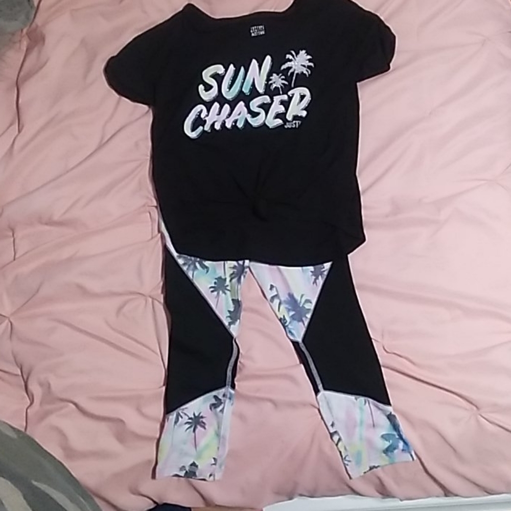 Justice two piece outfit